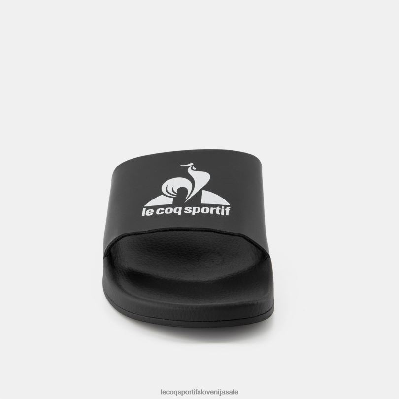 moški čevlje Le Coq Sportif diapozitivi izdelani v francosko črni barvi 60J4R251