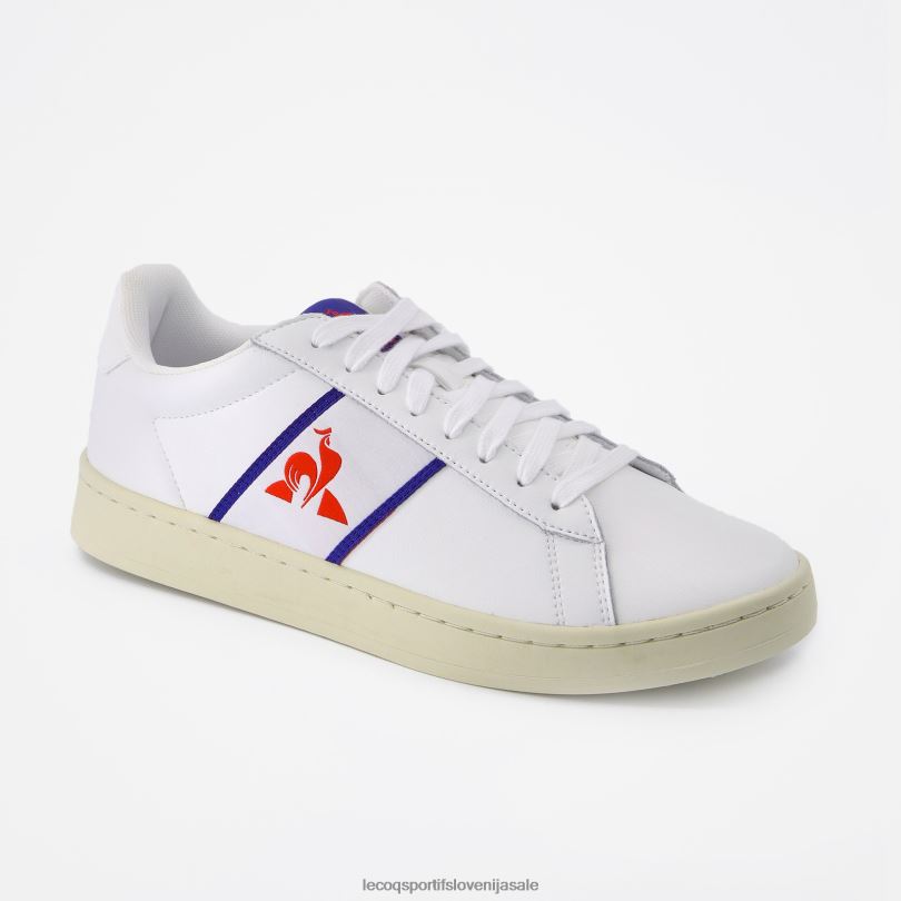 moški čevlje Le Coq Sportif čevelj classic soft tricolore bel 60J4R550