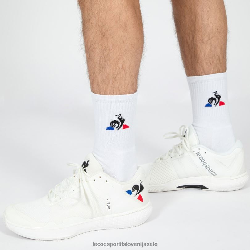 moški dodatki Le Coq Sportif nogometne nogavice bele 60J4R292
