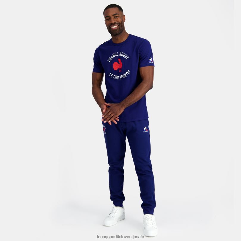 moški oblačila Le Coq Sportif hlače - france rugby blue 60J4R87