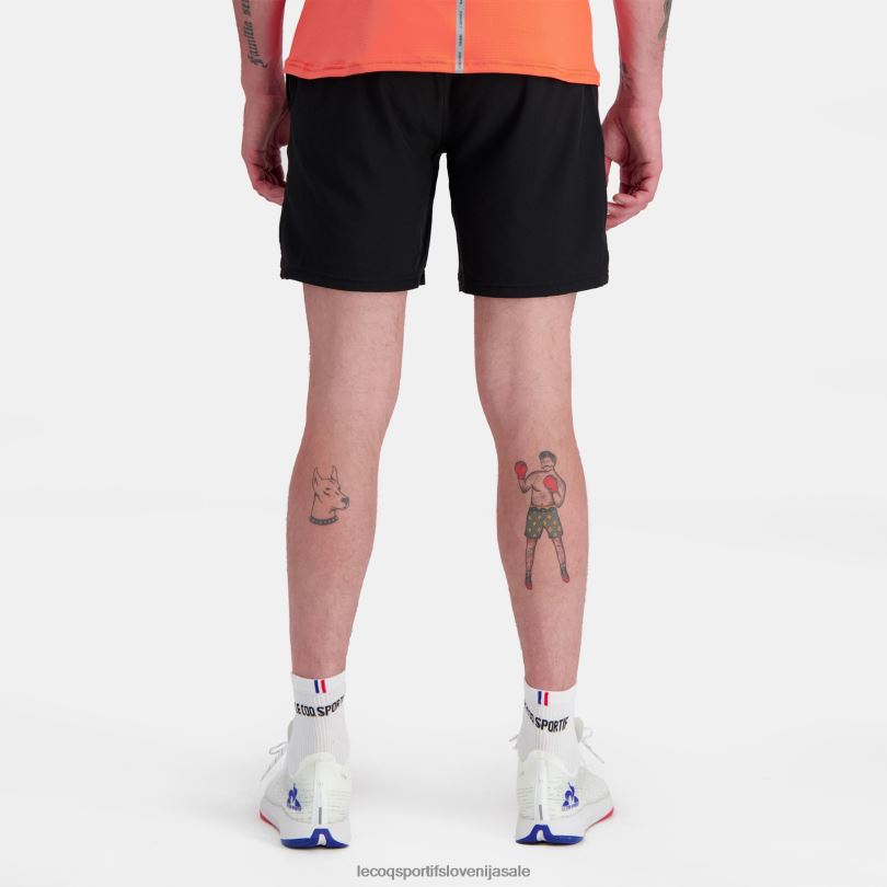 moški oblačila Le Coq Sportif kratke hlače črne 60J4R237