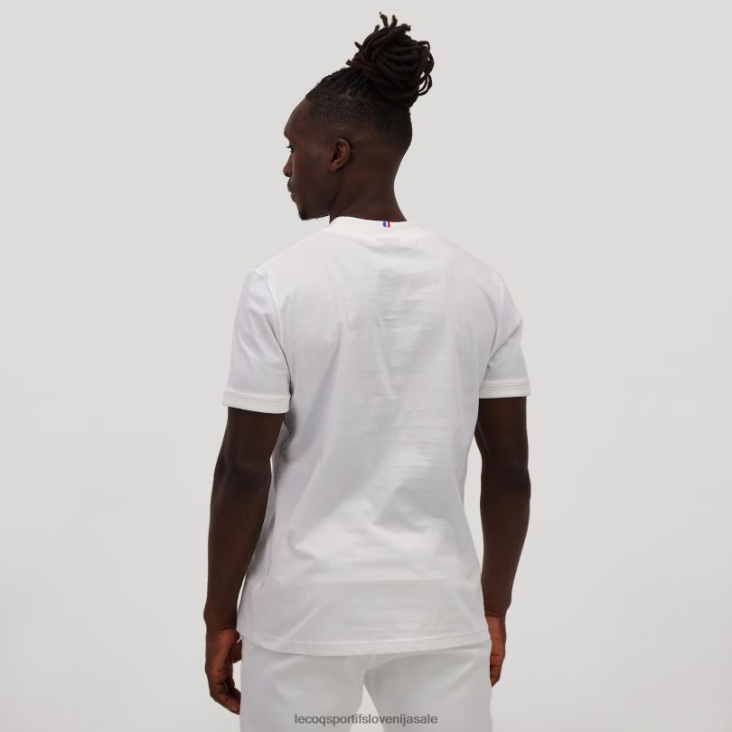 moški oblačila Le Coq Sportif bela majica 60J4R194