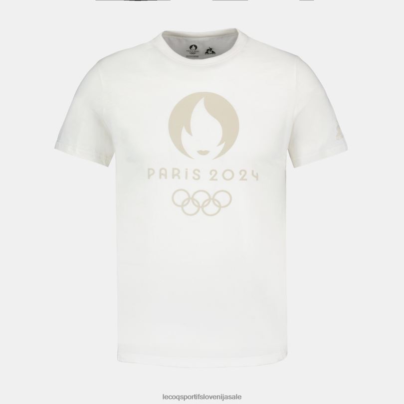 moški oblačila Le Coq Sportif bela majica 60J4R201