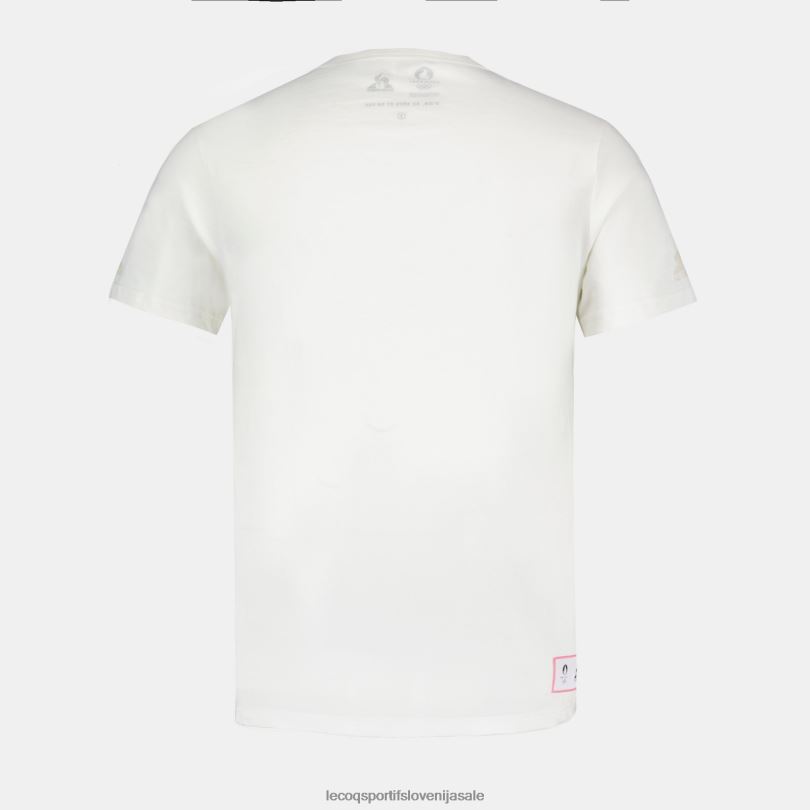 moški oblačila Le Coq Sportif bela majica 60J4R201