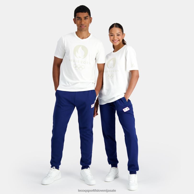 moški oblačila Le Coq Sportif bela majica 60J4R201