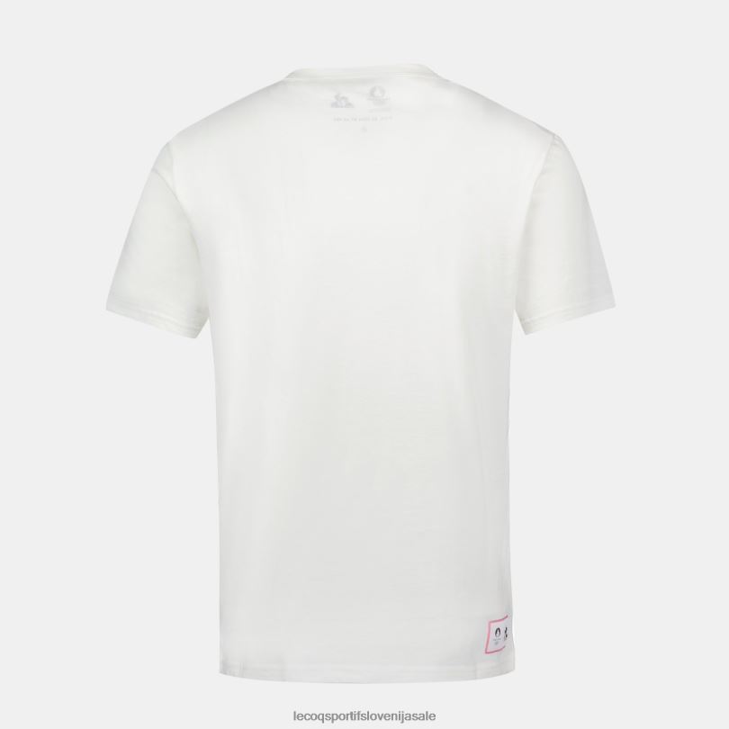 moški oblačila Le Coq Sportif bela majica 60J4R205