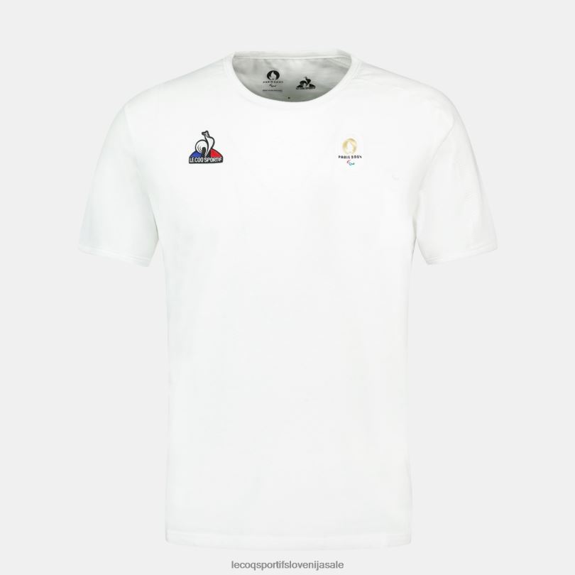 moški oblačila Le Coq Sportif bela majica 60J4R486