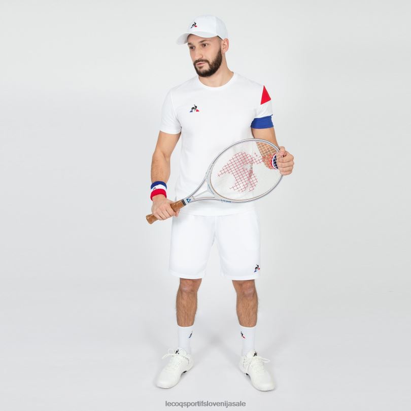 moški oblačila Le Coq Sportif bela majica 60J4R497