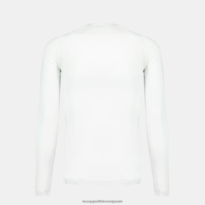 moški oblačila Le Coq Sportif bela majica z dolgimi rokavi 60J4R197