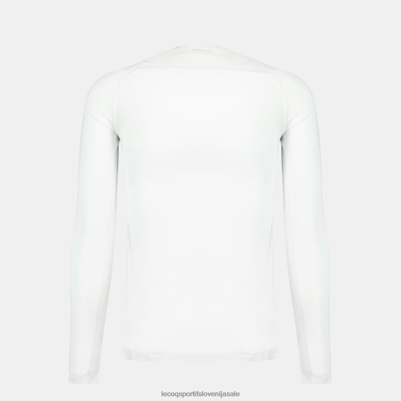 moški oblačila Le Coq Sportif bela majica z dolgimi rokavi 60J4R200