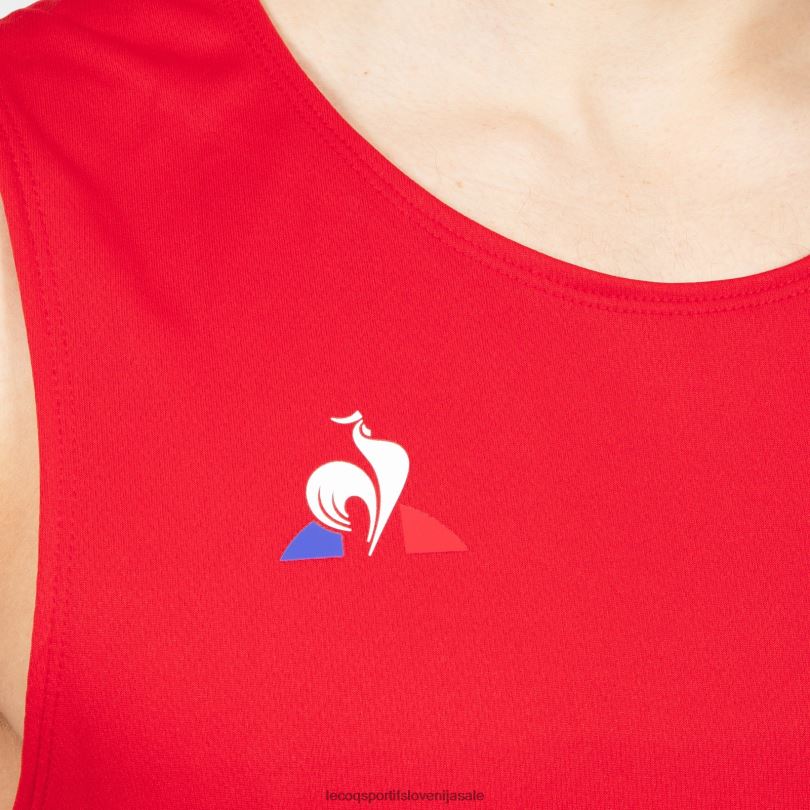 moški oblačila Le Coq Sportif brezrokavnik rdeč 60J4R196