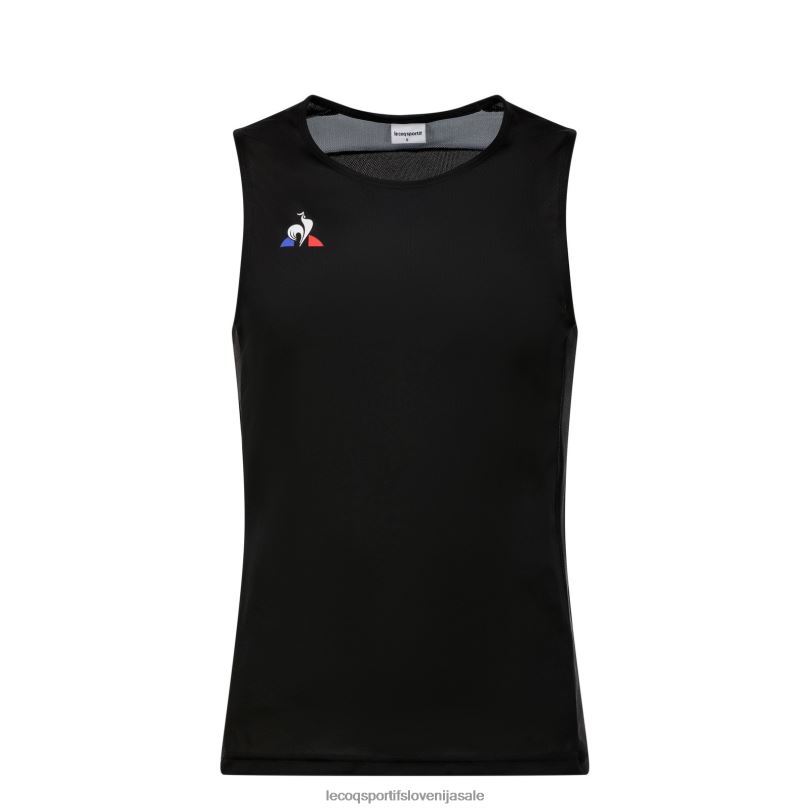 moški oblačila Le Coq Sportif brezrokavnik črn 60J4R198
