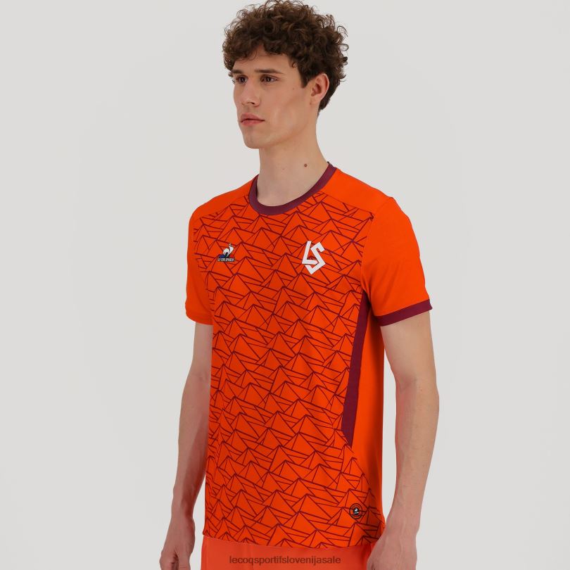 moški oblačila Le Coq Sportif jersey oranžna 60J4R479