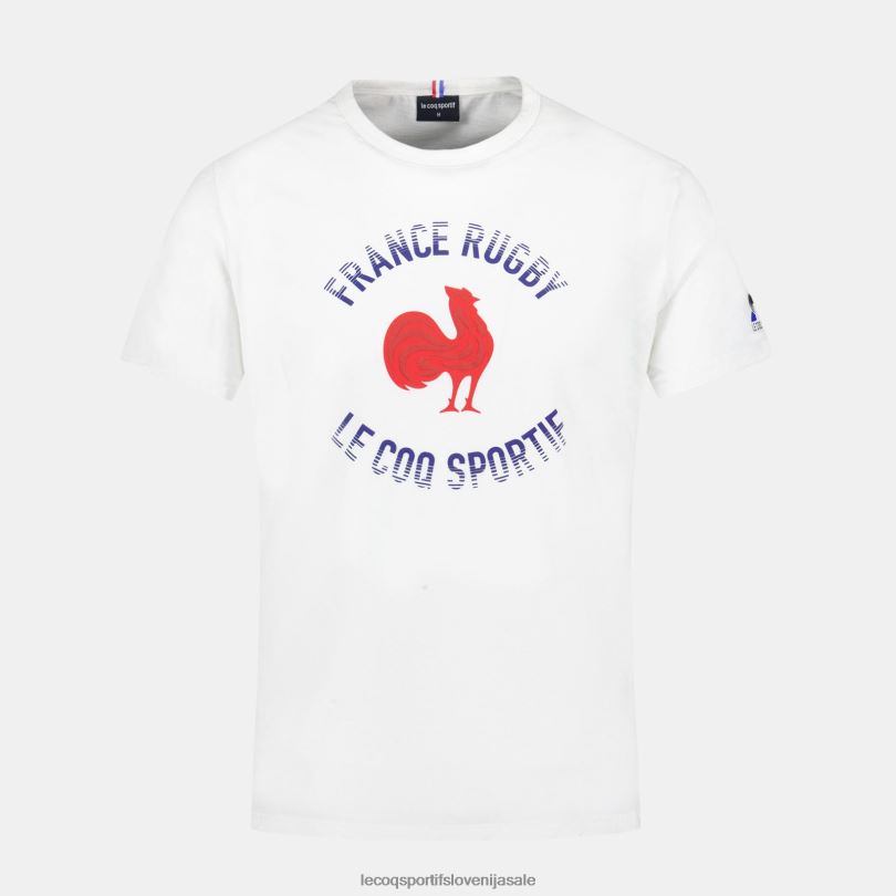 moški oblačila Le Coq Sportif majica - france rugby bela 60J4R169