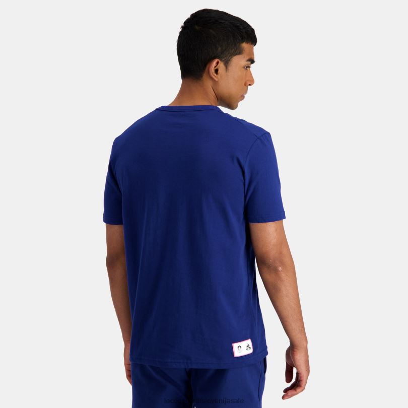 moški oblačila Le Coq Sportif majica modra 60J4R203