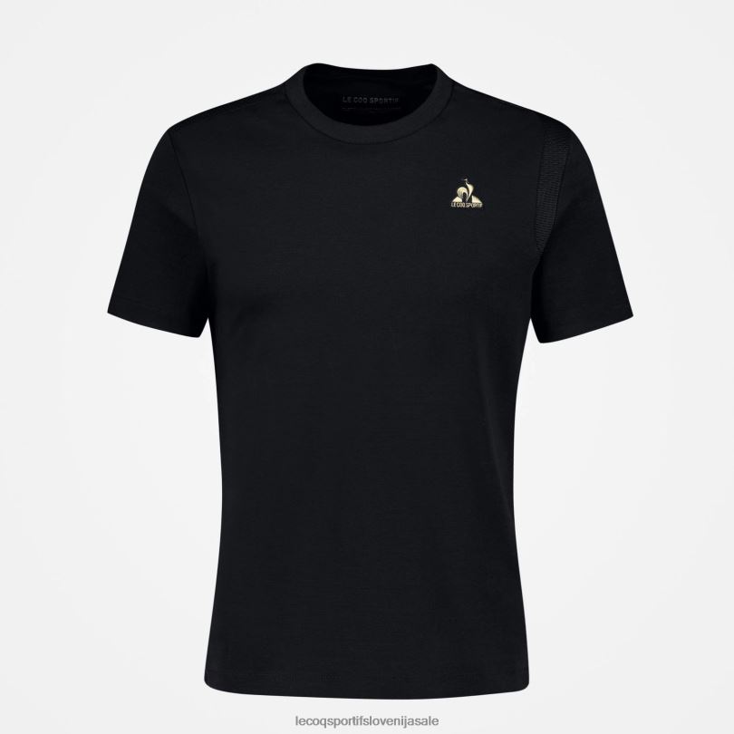 moški oblačila Le Coq Sportif majica črna 60J4R185
