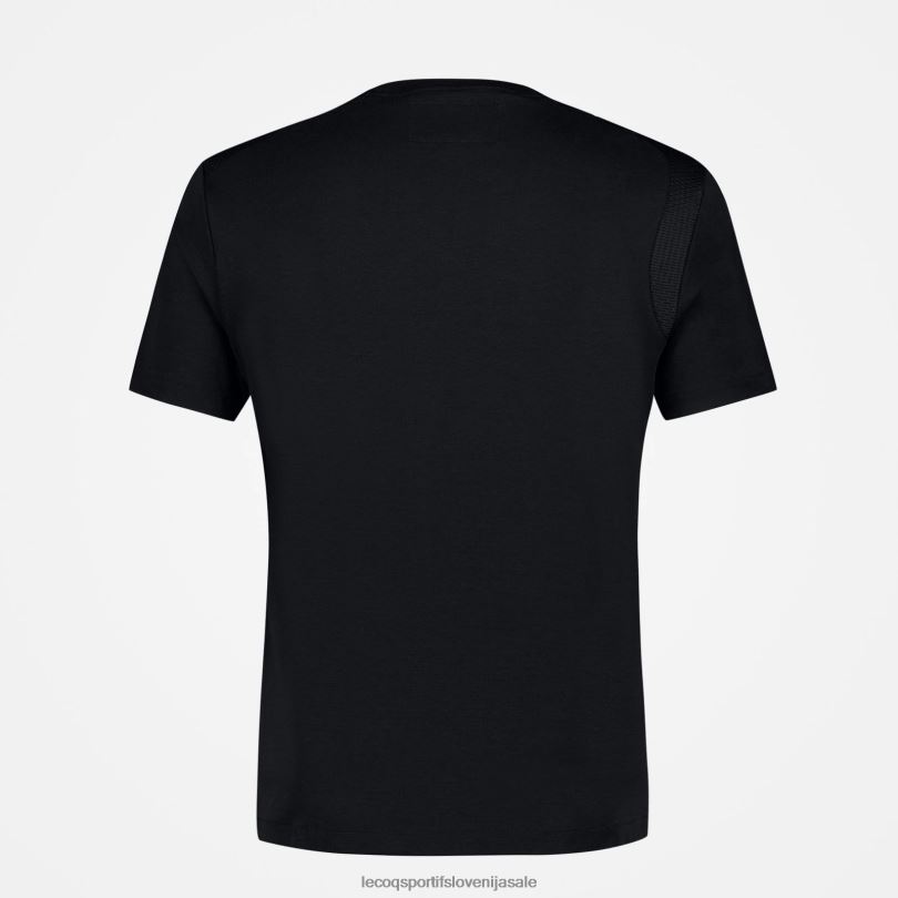 moški oblačila Le Coq Sportif majica črna 60J4R185