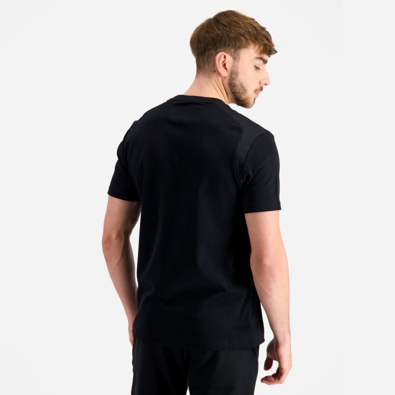 moški oblačila Le Coq Sportif majica črna 60J4R185