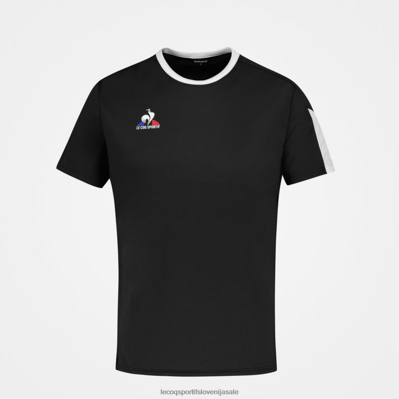 moški oblačila Le Coq Sportif majica črna 60J4R188