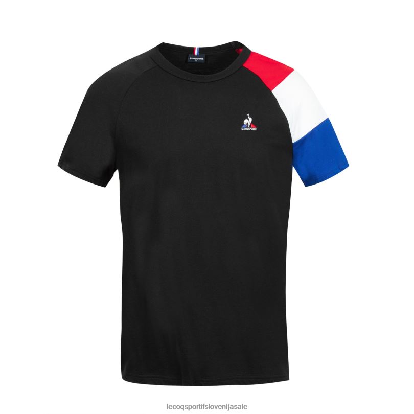 moški oblačila Le Coq Sportif majica črna 60J4R192