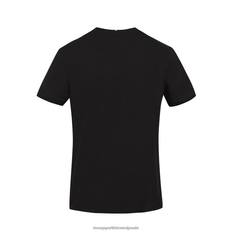 moški oblačila Le Coq Sportif majica črna 60J4R195