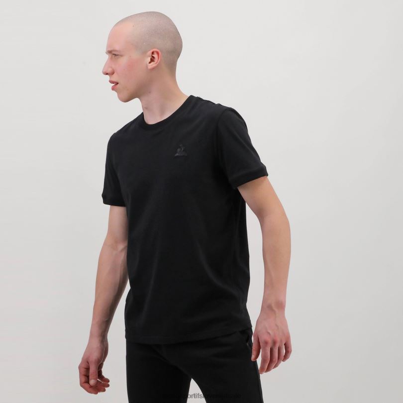 moški oblačila Le Coq Sportif majica črna 60J4R195
