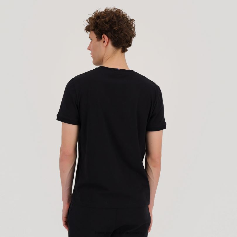 moški oblačila Le Coq Sportif majica črna 60J4R195