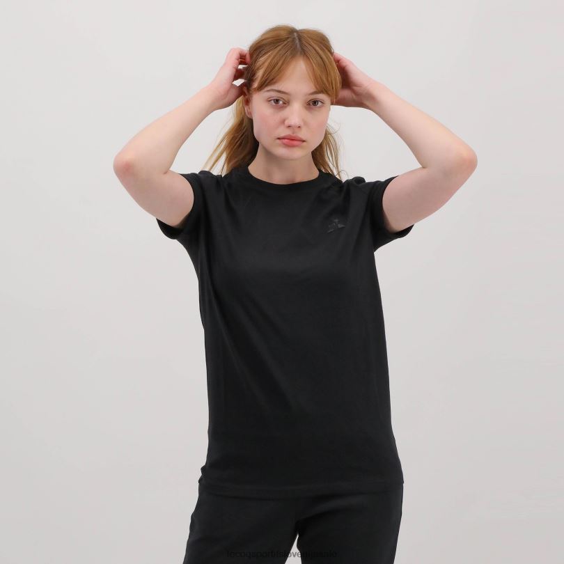 moški oblačila Le Coq Sportif majica črna 60J4R195