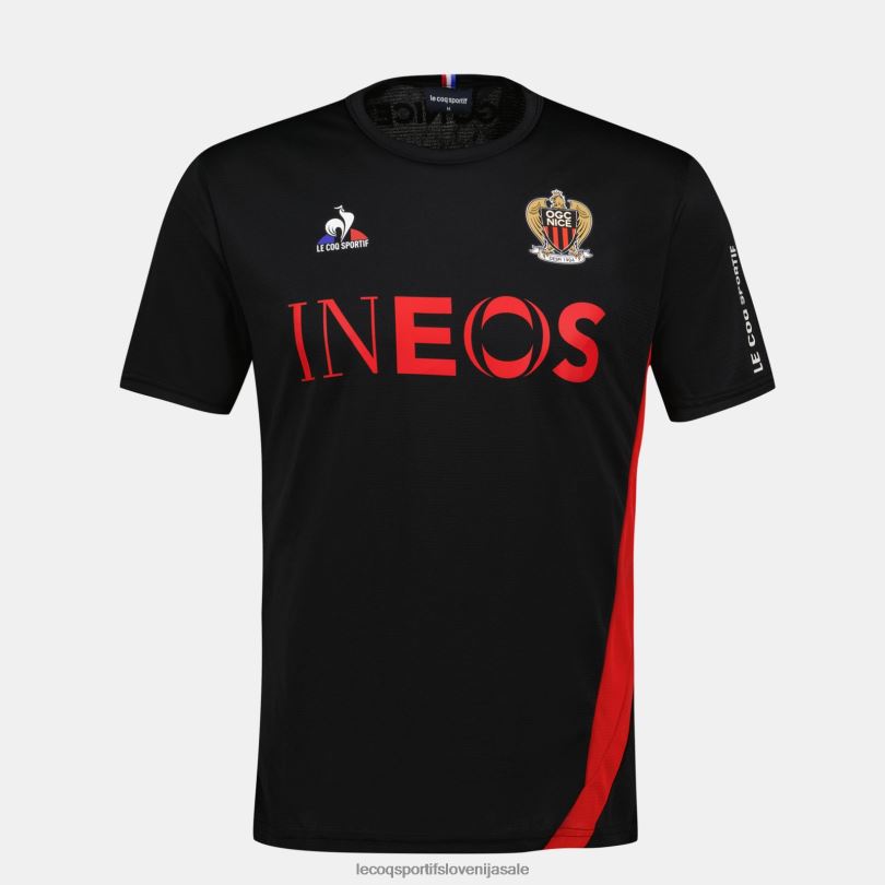 moški oblačila Le Coq Sportif majica črna 60J4R208