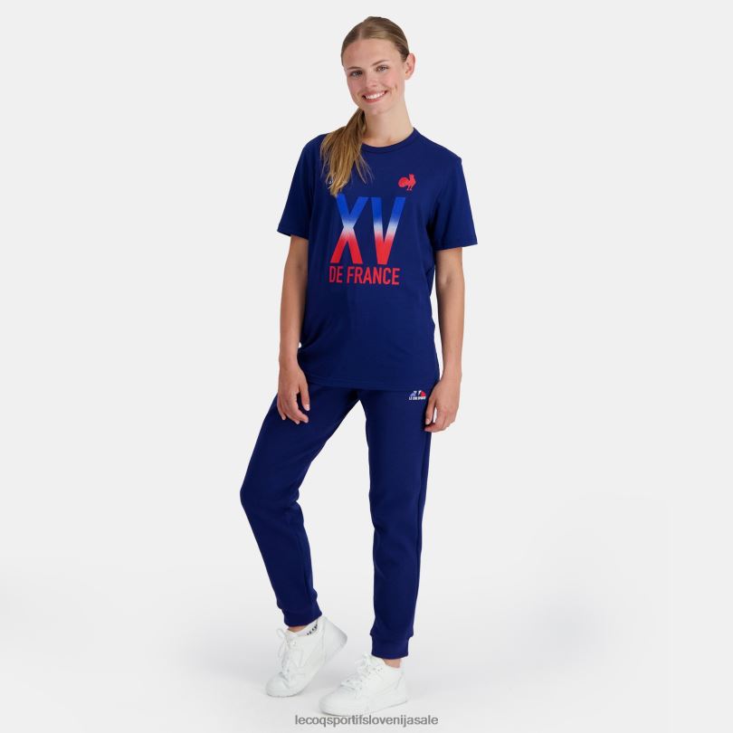 moški oblačila Le Coq Sportif majica s kratkimi rokavi - xv de france modra 60J4R141
