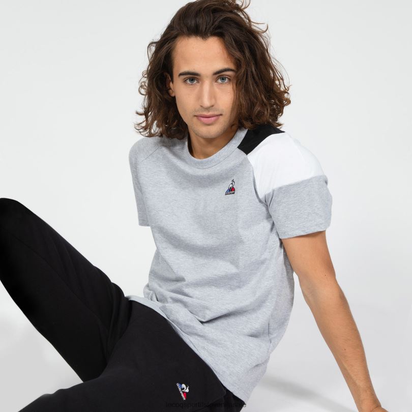 moški oblačila Le Coq Sportif majica siva 60J4R190