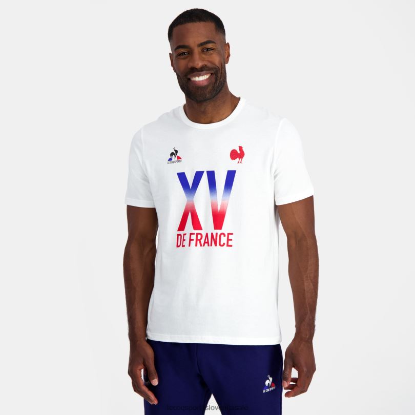 moški oblačila Le Coq Sportif majica - xv de france bela 60J4R157