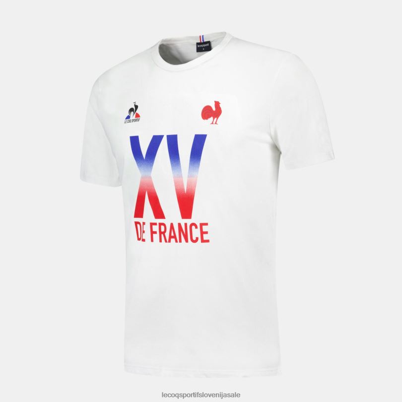 moški oblačila Le Coq Sportif majica - xv de france bela 60J4R157