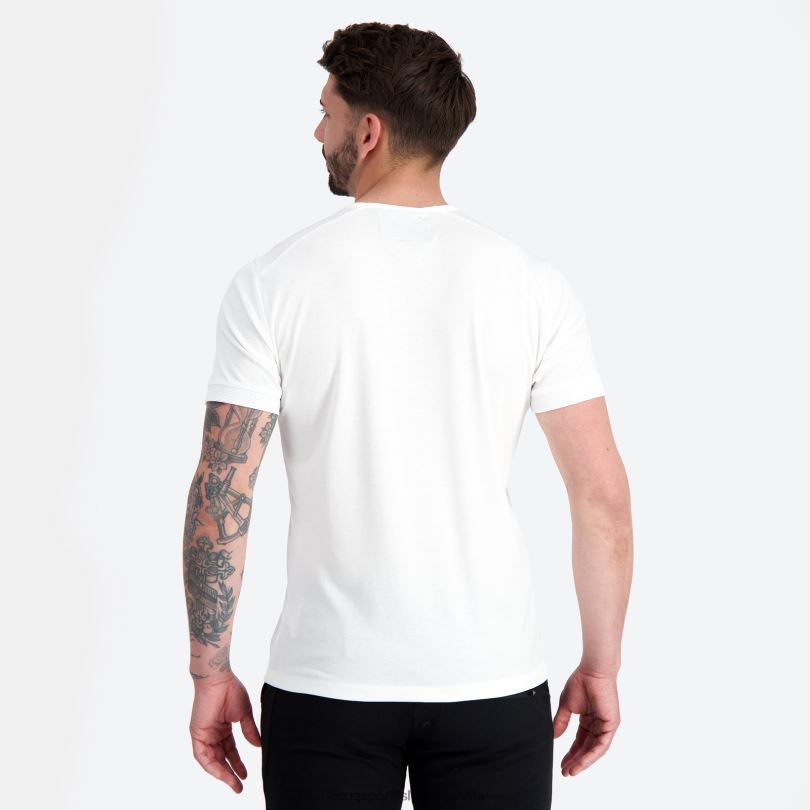 moški oblačila Le Coq Sportif modna majica bela 60J4R147