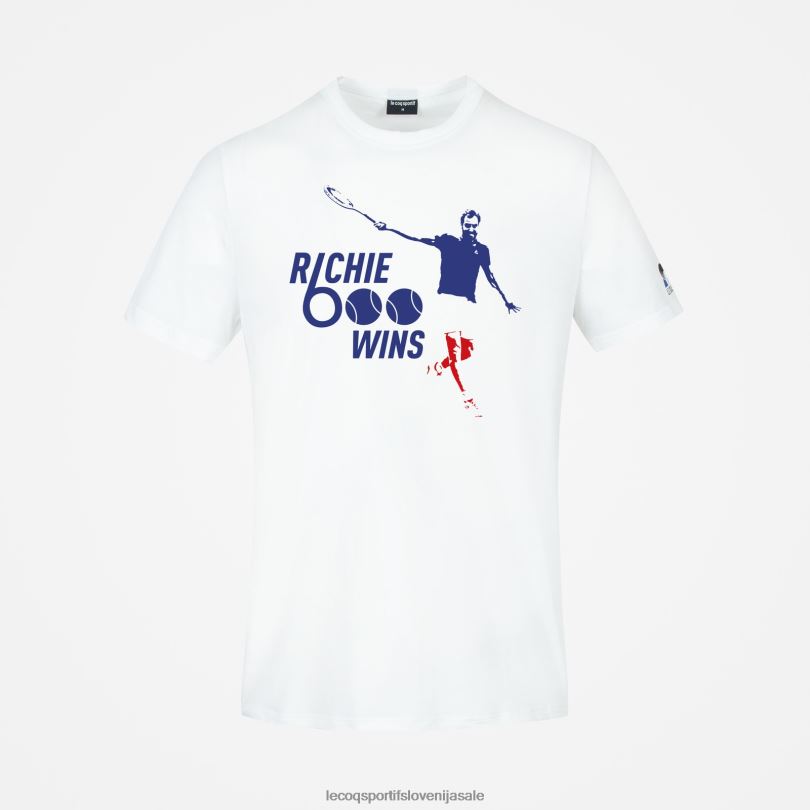 moški oblačila Le Coq Sportif modna majica bela 60J4R158