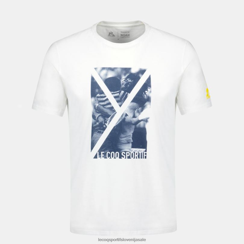 moški oblačila Le Coq Sportif modna majica bela 60J4R160