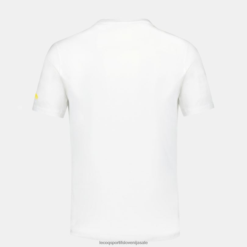 moški oblačila Le Coq Sportif modna majica bela 60J4R160