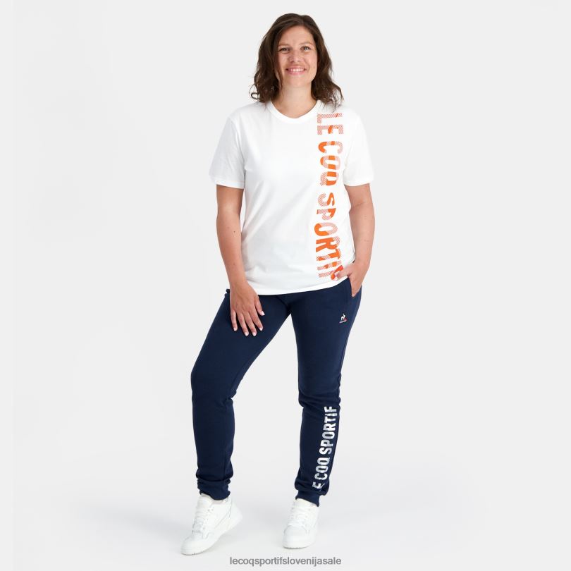 moški oblačila Le Coq Sportif modna majica bela 60J4R162