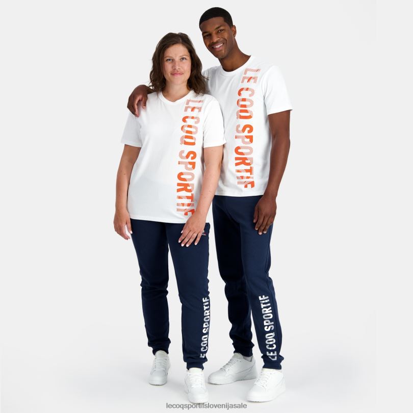 moški oblačila Le Coq Sportif modna majica bela 60J4R162