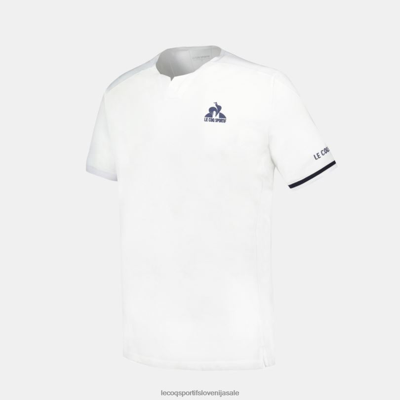 moški oblačila Le Coq Sportif modna majica bela 60J4R165