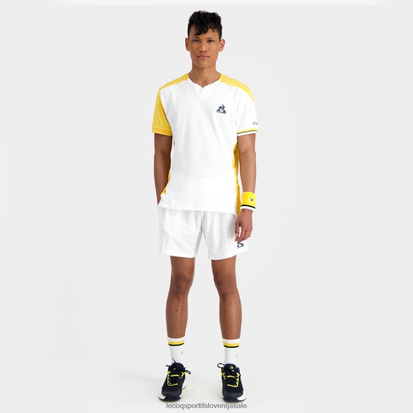 moški oblačila Le Coq Sportif modna majica bela 60J4R166