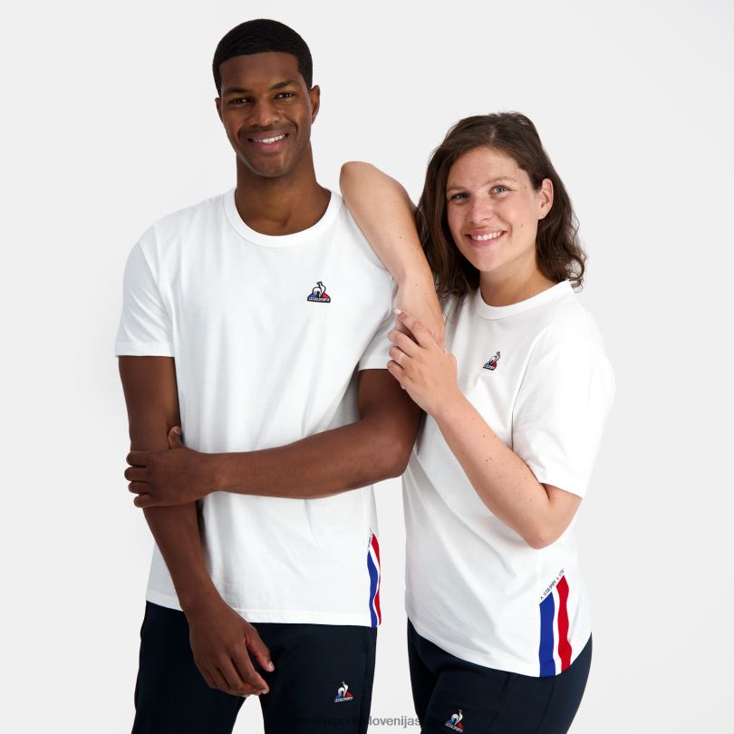 moški oblačila Le Coq Sportif modna majica bela 60J4R170