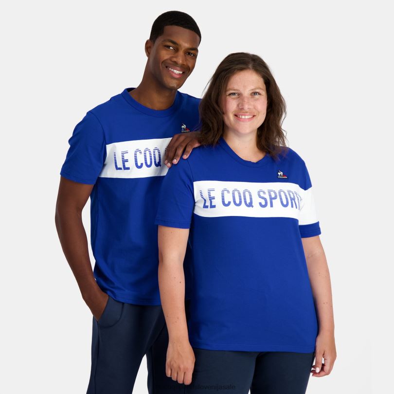 moški oblačila Le Coq Sportif modna majica modra 60J4R161