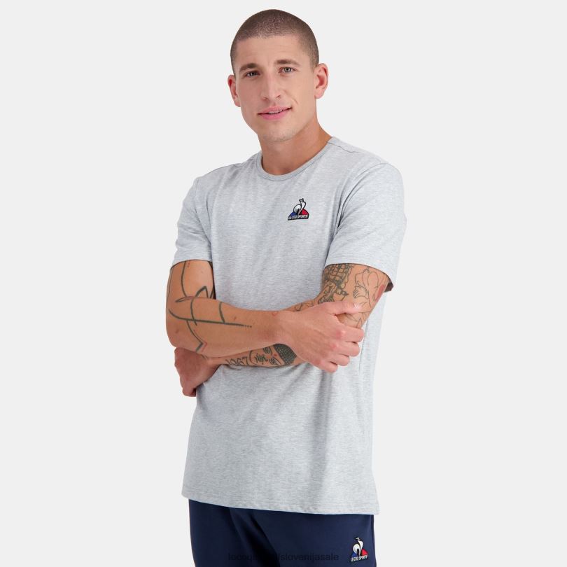 moški oblačila Le Coq Sportif modna majica siva 60J4R179
