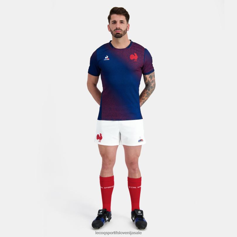moški oblačila Le Coq Sportif predmatch dres - xv de france blue 60J4R173
