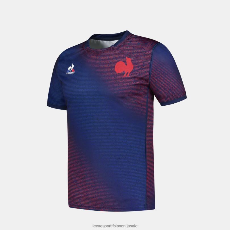 moški oblačila Le Coq Sportif predmatch dres - xv de france blue 60J4R173