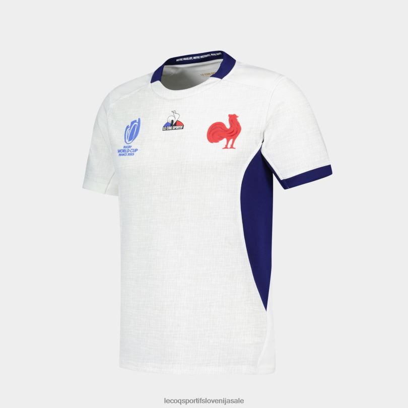 moški oblačila Le Coq Sportif replika dresa xv de france - svetovno prvenstvo v ragbiju 2023 bela 60J4R693
