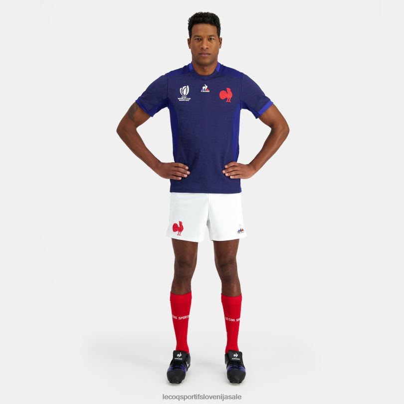 moški oblačila Le Coq Sportif replika dresa xv de france - svetovno prvenstvo v ragbiju 2023 modra 60J4R692