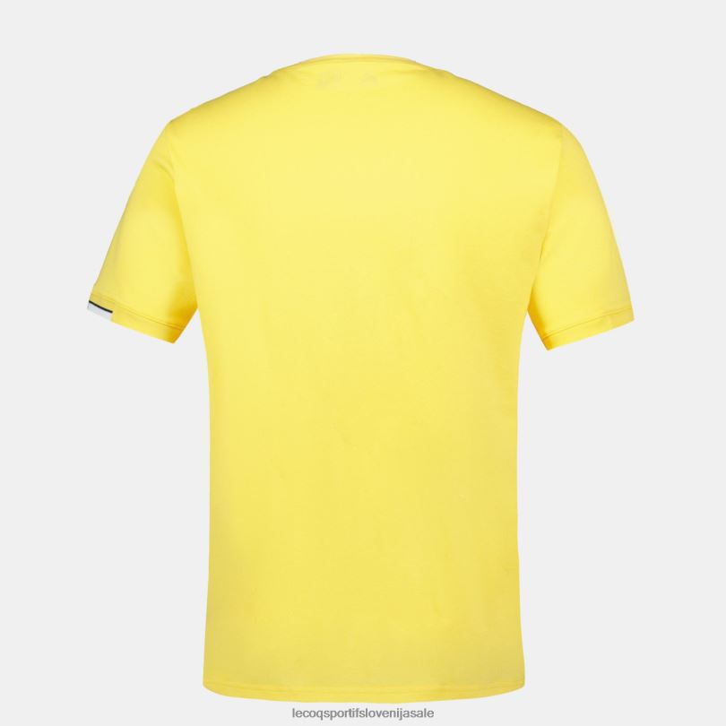 moški oblačila Le Coq Sportif rumena majica 60J4R211