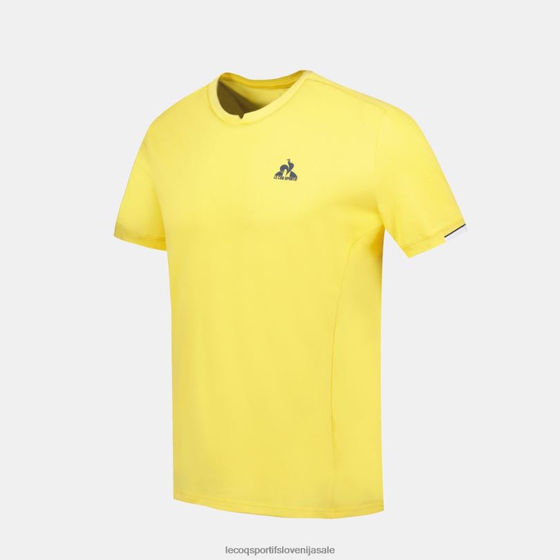 moški oblačila Le Coq Sportif rumena majica 60J4R211